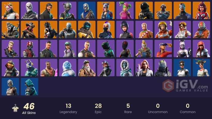 PC,PSN,XBOX 46 SKINS FA - REAPER - BLUE SQUIRE - FLOSS - TAKE THE L - ARACHNE,SHADOW OPS,TOXIC TROOPER RK865