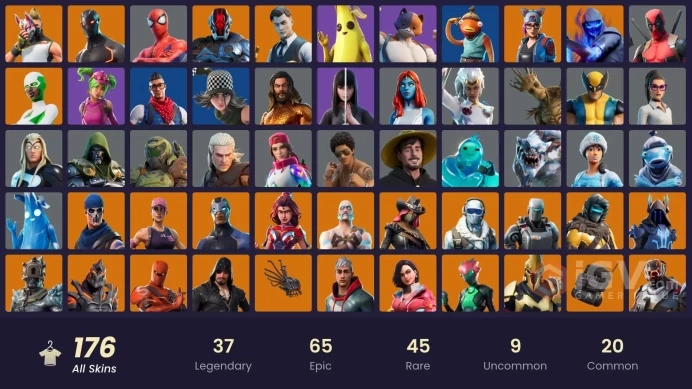 PC,PSN,XBOX 176 SKINS FA - STW - OMEGA,BACKLASH,DOOM,KOR,LOSERFRUIT,BRUNO MARS,VIVI CHROMA,INSIGHT,IRIS RK671