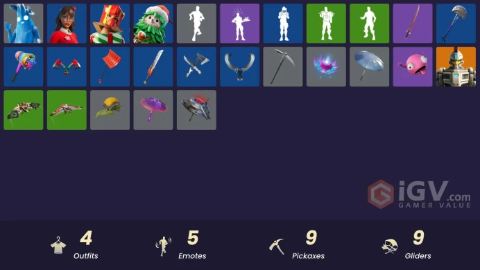 [PSN/XBOX/PC] 4 skins | Polar Peely|Holiday Boxy|Winterfest Bushranger|Krisabelle|Twin Crossfire|Kata-Pack|The Bestiary Chest|Ancestral Bloom
