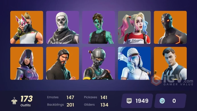 [PC/XBOX] 172 skins | The Reaper | Glow | Leviathan Axe | Elite Agent | Gold Brutus | Gold Midas | Omega (stage 5) | Rogue | Striker | 0 VB