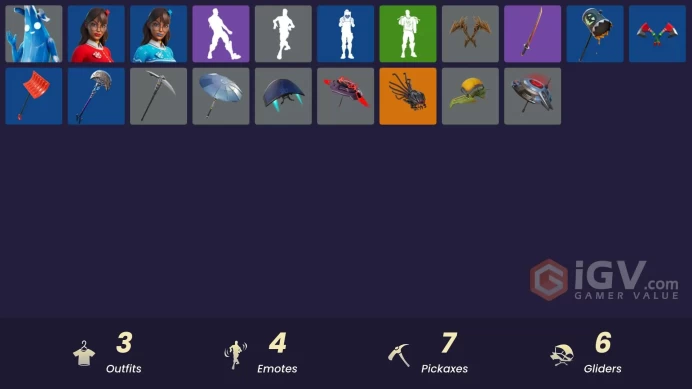 [PSN/XBOX/PC] 3 skins | Polar Peely | Krisabelle | Blizzabelle | Scales of Justice | Ancestral Bloom | Fishstick Janky | Twin Crossfire | Bobo