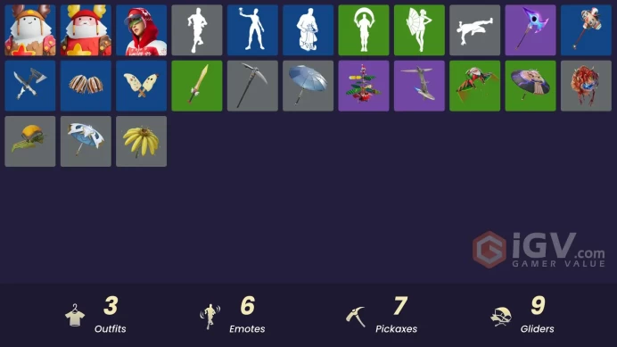 [PSN/XBOX/PC] 3 skins | Arctic Adeline | Guff Gringle | Sled Ready Guff | Spectra Protector|Fa-la-la-Llama|Lunarios|Redmask Ranker|Ranker's Tags