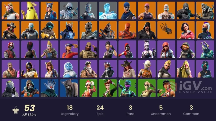 53 TOP SKINS | OG STW | PEELY | MARSHY SMASHER | KEEP IT MELLO | FROZEN LOVE RANGER | FROZEN RAVEN | FROZEN RED KNIGHT