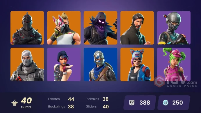 [PC/PSN/XBOX] 40 skins | OG STW | Black Knight | Sparkle Specialist | The Reaper | Blue Squire | Royale Knight | Elite Agent | 250 VB