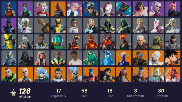 [PSN/XBOX/PC] 126 skins | Renegade Raider | Point Patroller | Fixer | Vivi Chroma | Sultura | Subzero Cryptic | Valeria
