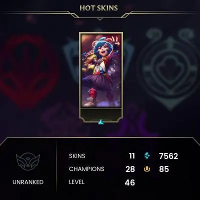 【EUW】Level 46   28  Champ/ 11 Skins   Full Access  High Quality Account  Instant Delivery️