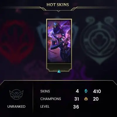 [EUW SERVER] Unranked Smurf Account ◈ UNRANKED ◈ lvl 30 + ◈10 Unranked Games NOT PLAYED ◈ FULL ACCESS ◈ EUROPE WEST ◈ 24/7 Live service