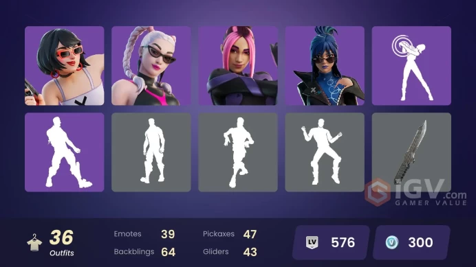 [PC/PSN/NINTENDO]   36 skins | MrBeast | Master Chief (Matte Black) | Malik (Solitary Defender) | Snap (Kalamadness) | ValeriaDU204 