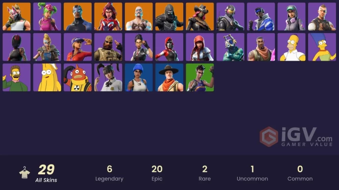 PC/XBOX  29 skins | Rust Bucket | Blue Team Leader | Blue Striker | Rogue Agent | STAGE 5lui573