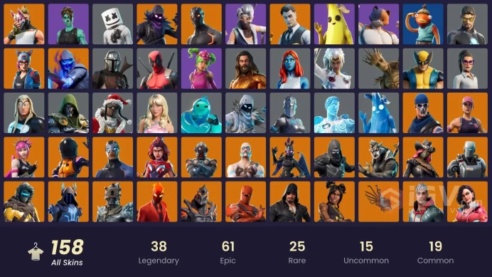 [PC/PSN/NINTENDO] 158 skins | OG STW | Gold Midas | Fishstick (World Cup) | Gold Brutus | Curse Buster | GrindMB52