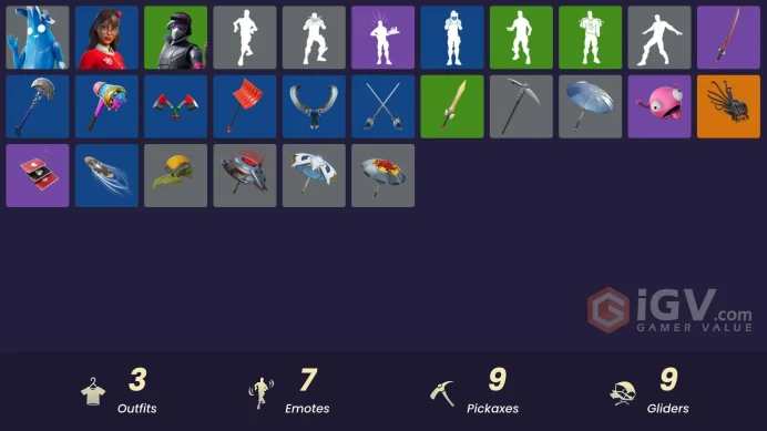 [PSN/XBOX/PC] 3 skins | Polar Peely | Krisabelle | Gage | Lunarios | Ancestral Bloom | The Bestiary Chest | Kata-Pack | Clawz Retro