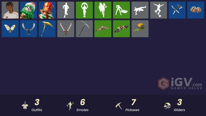 [PSN/XBOX/PC] 3 skins | Slayer Juice WRLD | Holiday Boxy | Winterfest Bushranger | Spectra Protector | Gwenpool's Katanas | 999 Knives