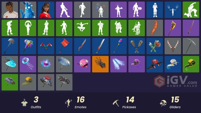 [PSN/XBOX/PC] 3 skins | Polar Peely | Slayer Juice WRLD | Krisabelle | Datafiber Chargepack | Ffrosty | Pip-Boy | 999 Knives | Twin Crossfire