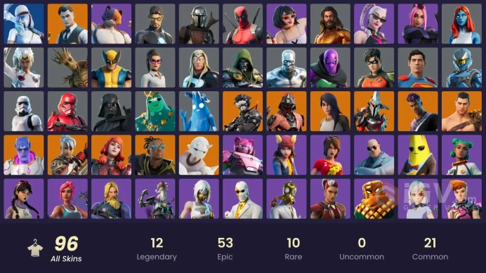 [PSN/XBOX/PC] 94 skins | Gold Brutus | Gold Midas | Gold Meowscles | Ronin | Fade | The Imagined | Oppressor | Gear Specialist Maya | Kymera