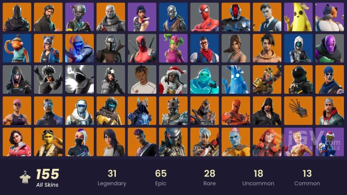 [PC/XBOX] 154 skins | Black Knight | The Reaper | Sparkle Specialist | Blue Squire |M Mint Axe |  OG STW |  Royale Knight | Take The L | Prch001