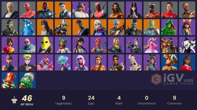 [PSN/XBOX/PC] 46 skins | Gold Midas | Gold Brutus | Naruto Uzumaki | The Foundation | Ronin | Omegarok | Torin | Gear Specialist Maya