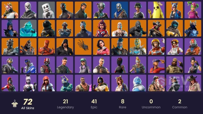 PC,PSN,XBOX 72 SKINS FA - REAPER - BLUE SQUIRE - LYNX,RUIN,CLUTCH&GRIND,SKULL TROOPER,SKULL RANGER RK867
