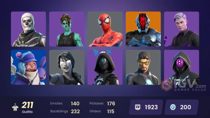 PC,PSN,XBOX 211 SKINS FA - STW - ALL MIGHT,DYNAMO DANCER,POLARITY,ARIANA,WOLVERINE,OCHACO,HANA,CARNAGE,BAKUGO,THANOS,VENOM RK903