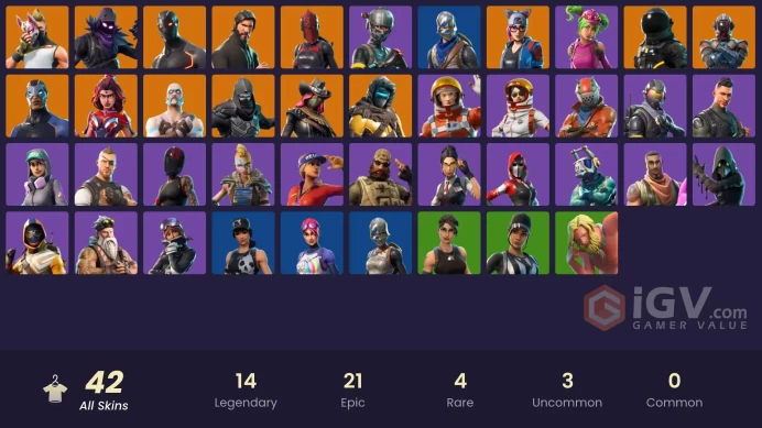 PC,PSN,XBOX 42 SKINS FA - REAPER - BLUE SQUIRE - LYNX,SCOURGE,BRITE BOMBER,OMEGA RK904