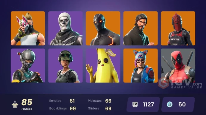 [PC/PSN/XBOX] 85 skins | The Reaper | Elite Agent | Prodigy | Grind | Rogue Agent | Point Patroller | Blue Striker |AG47