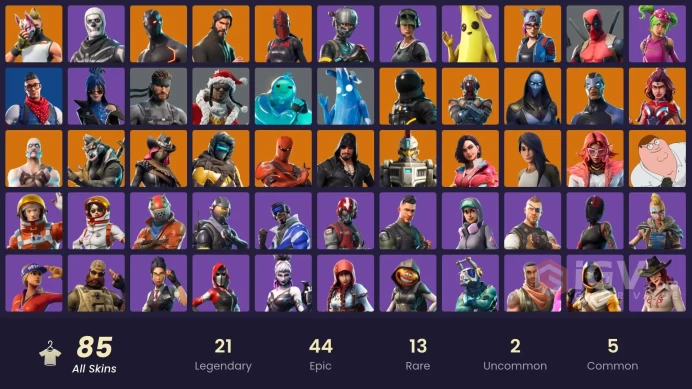 [PC/PSN/XBOX] 85 skins | The Reaper | Elite Agent | Prodigy | Grind | Rogue Agent | Point Patroller | Blue Striker |AG47