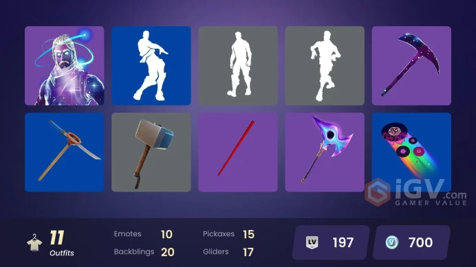 [PC/XBOX] 11 skins | Galaxy | Son Goku | Carbide | Jennifer Walters | Thor | Corrupted Arachne | Corrupted Insight | Teknique | 700 VB