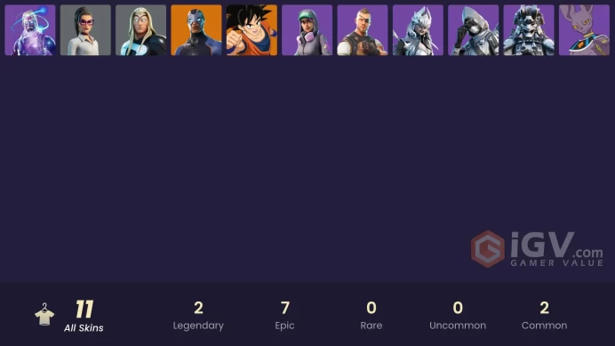 [PC/XBOX] 11 skins | Galaxy | Son Goku | Carbide | Jennifer Walters | Thor | Corrupted Arachne | Corrupted Insight | Teknique | 700 VB