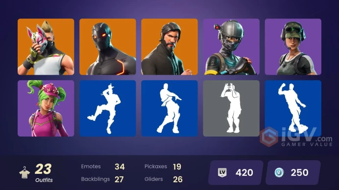 FA - [PSN/XBOX/PC] 23 skins | The Reaper | Elite Agent | Rogue Agent | Trailblazer | Dark Voyager | The Visitor | Omega | Cuddle Team Leader |