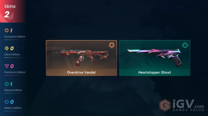 EU-TR // Overdrive Vandal // FULL Access // Valorant Best Skins // Platinum 1