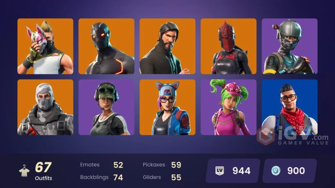 FA -  [PSN/Xbox/PC] 66 skins | The Reaper | Elite Agent | Omega (stage 5) | Rogue Agent | Prodigy | Point Patroller | Havoc | Sub Commander |