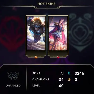 EUNE Christmas prices Hanld leveled Smurf account