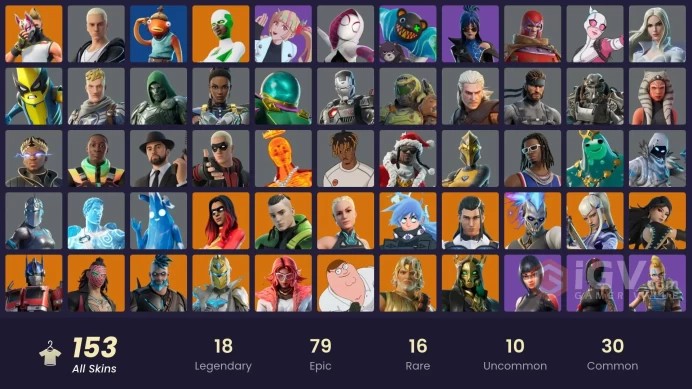 [PC/PSN/XBOX/SWITCH] 153 skins | Renzo the Destroyer | Drift | Paradigm (Reality-659) | Peter Griffin | The Ageless | Nezumi | Zeus | Omegarok |