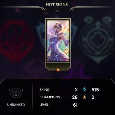 [EUW SERVER] Unranked Smurf Account ◈ UNRANKED ◈ lvl 30 + ◈10 Unranked Games NOT PLAYED ◈ FULL ACCESS ◈ EUROPE WEST ◈ 24/7 Live service