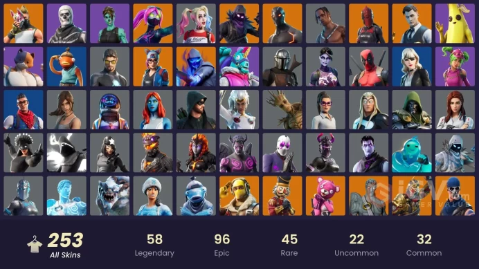 FA - [PSN/XBOX/PC] 253 skins | OG STW | Travis Scott | Blue Team Leader | Astro Jack | Gold Brutus | Gold Meowscles | Gold TNTina | Gold Midas |