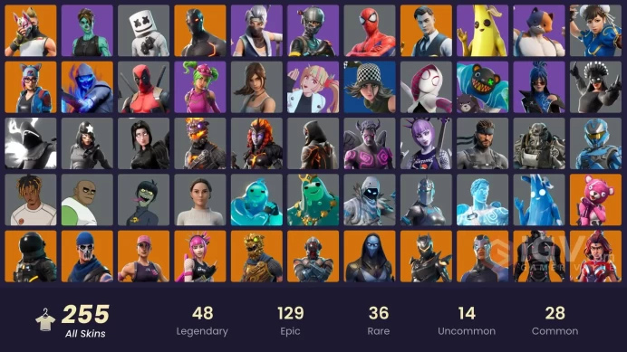 [PC] 254 skins | OG STW | Merry Mint Axe | Elite Agent | Omega (stage 5) | Rogue Agent | Polo Prodigy | Hybrid | Peter Griffin  | Omen | 400 VB