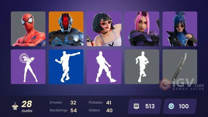 13333[PC/PSN/XBOX]Peter Griffin|The Foundation|Valeria|Ronin|Snap|Spider-Man|Polar Peely|Geralt of Rivia|Santa Dogg|Adira