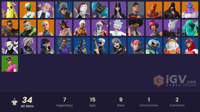 100$ spent [PC/PSN/XBOX] 34 skins | Charlotte | Star Wand | Spider-Gwen | Backlash | Hybrid (Stage 4)mssh320