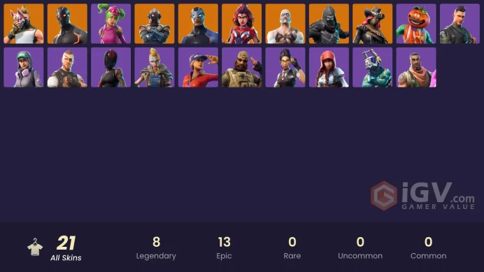 RED PRICE / 21 SKINS + OMEGA + MAKO + DRIFT + CALAMITY + CARBIDE + RAGNAROK + FABLE + ENFORCER + TOMATOHEAD + 900 VB (OG ACCOUNT)