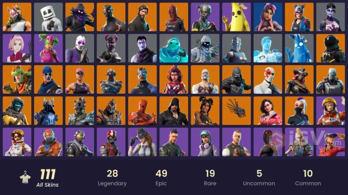 [PC/PSN/XBOX] 111 skins | The Reaper | Elite Agent | Rogue Agent | The Ice King | A.I.M. | Dark Voyager | Lynx |Y264