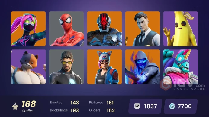 [PC/PSN/XBOX] 168 skins | Trilogy | Point Patroller | Snake Eyes | Midas | Vi | OG STW | The Ice King |Y261