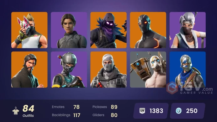 [PC/XBOX] 84 skins | OG STW | The Reaper | Blue Squire | Royale Knight | Elite Agent | Havoc | Rogue Agent | Trailblazer | 250 VB