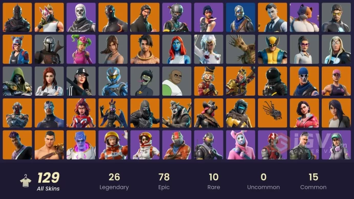 [PC] 129 skins | OG STW | Black Knight | Sparkle Specialist | The Reaper | Blue Squire | Royale Knight | Elite Agent | Rogue Agent | 1400 VB