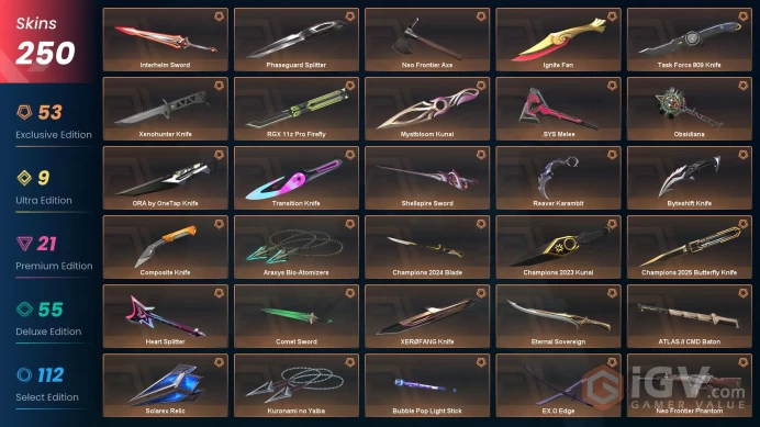 【EU】Champions 2023 & 2024 & 2025 & IGNITE FAN | 31 Knife -  24 Vandal -  22 Phantom | FULL ACCESS