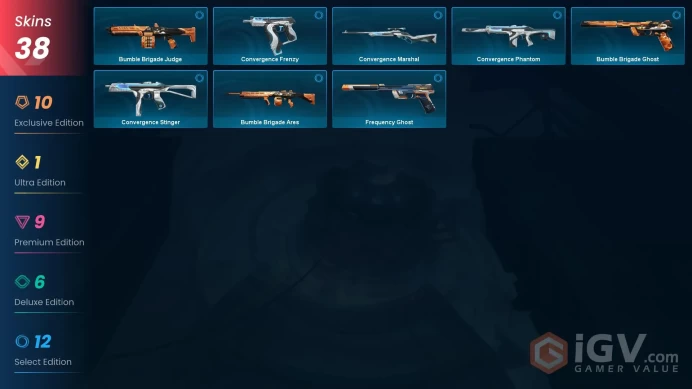 NA | Ignite Fan, Kuronami no Yaiba, RGX 11z Pro Karambit, Xenohunter Knife, Evori Dreamwings Vandal, Prelude to Chaos Vandal, Reaver Phantom