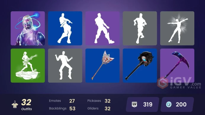 [PSN/XBOX/PC] 32 skins | Galaxy | Blue Team Leader | Blue Striker | Rogue Agent | Carbide | Mysterio | Captain Jones | Peelverine