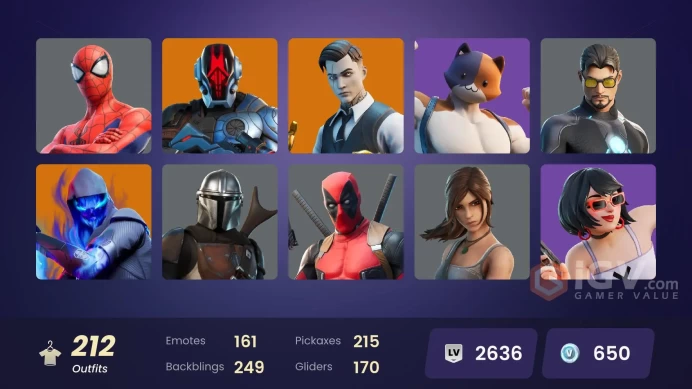 [PSN/XBOX/PC] 212 skins | Gold Midas | Naruto Uzumaki | Omegarok | Joey | The Foundation | Kymera | Optimus Prime | Fade | Kado Thorne