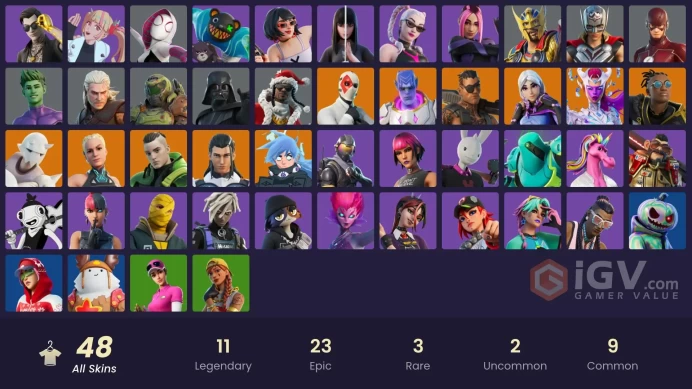 [PSN/XBOX/PC] 48 skins | Rogue Agent | Twyn | Torin | Malik | Kymera | Nezumi | The Ageless | The Cube Queen | Joey | Snap