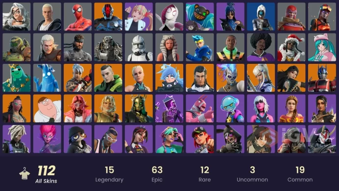 [PSN/XBOX/PC] 112 skins | The Foundation | Optimus Prime | Kado Thorne | Valeria | Ronin | Renzo the Destroyer | Hades | Zeus | Peter Griffin