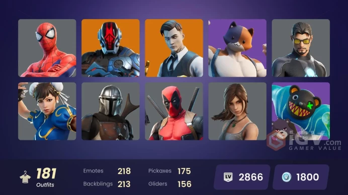 [PSN/XBOX/PC] 181 skins | Gold Brutus | Gold Midas | Omegarok | Joey | The Foundation | Kymera | Son Goku | Fade | Blackheart | Kado Thorne