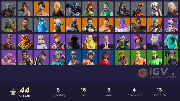 [PSN/XBOX/PC] 44 skins | Ronin | Kymera | P.A.N.D.A Team Leader | Spider Knight | Joey | Midas Rex | Menace | Raz | Dark Tricera Ops